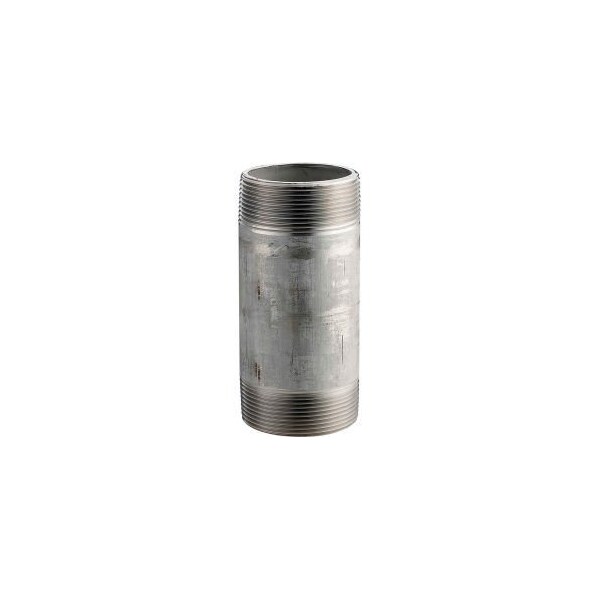 1-1/4 In. X 6 In. 304 Stainless Steel Pipe Nipple - 16168 PSI - Sch. 40 - Domestic